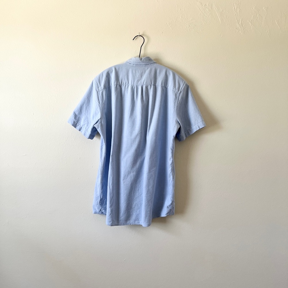 Light Blue American Eagle MT Tall Summer Short Sleeve Cotton T-shirt - Picture 10 of 10
